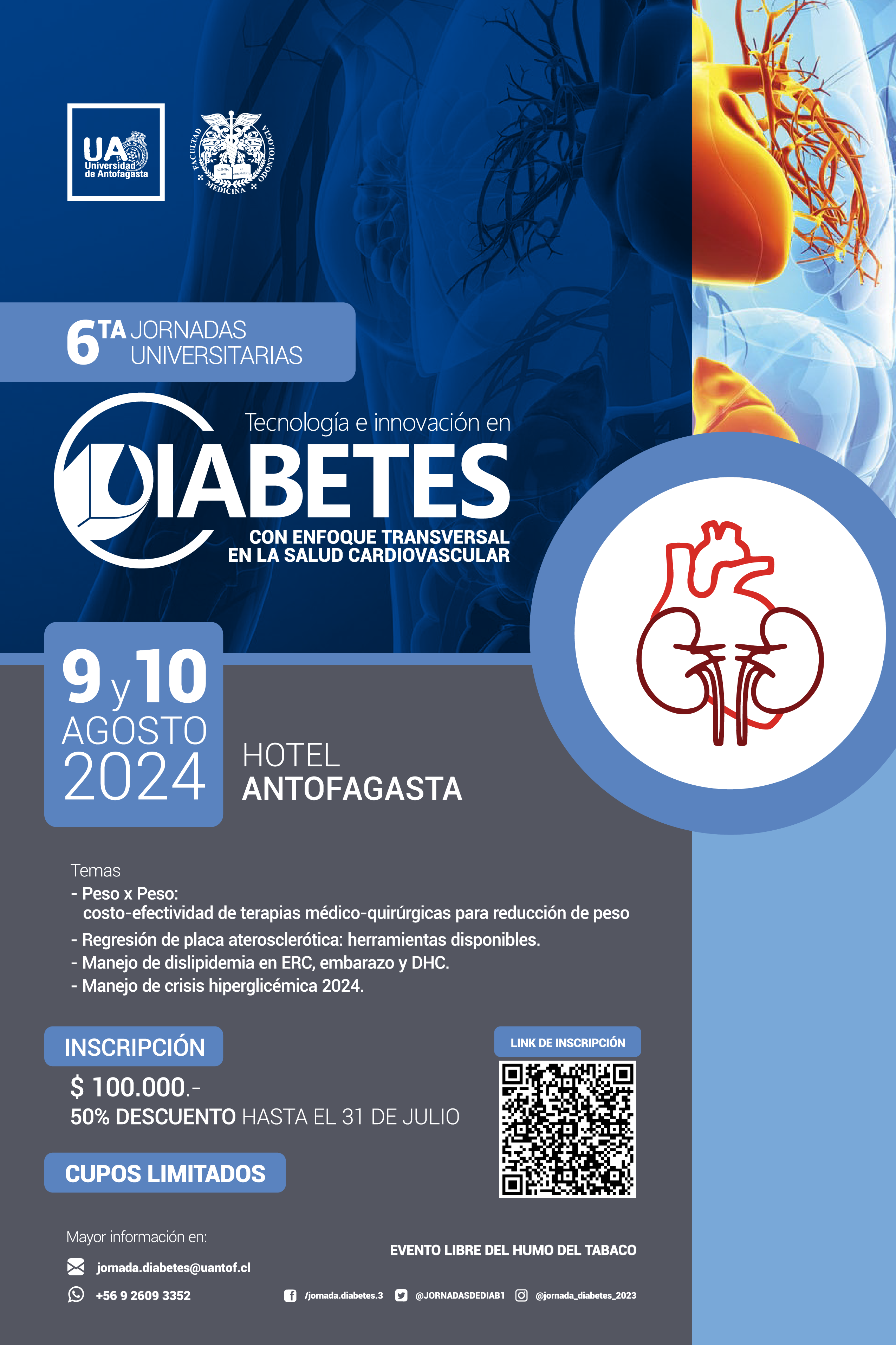 jornada universitaria, diabetes, salud, cardiovascular